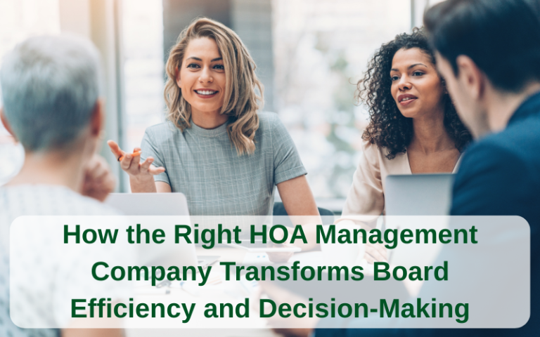 How the Right HOA Management Company Transforms Board Efficiency and ...